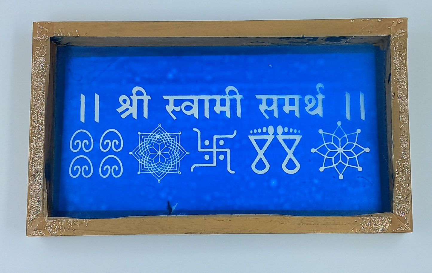 Shri Swami Samarth Naav Chinha Rangoli Stencil / Sacha