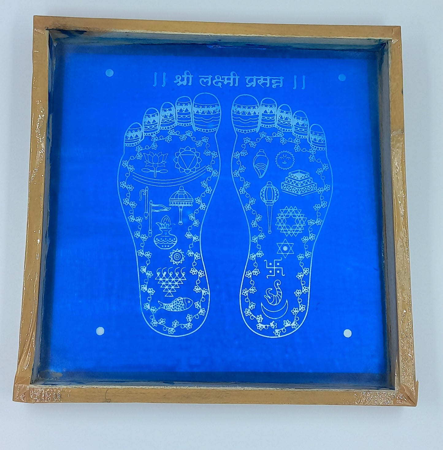 Laxmi Paule Rangoli Stencil/Sacha