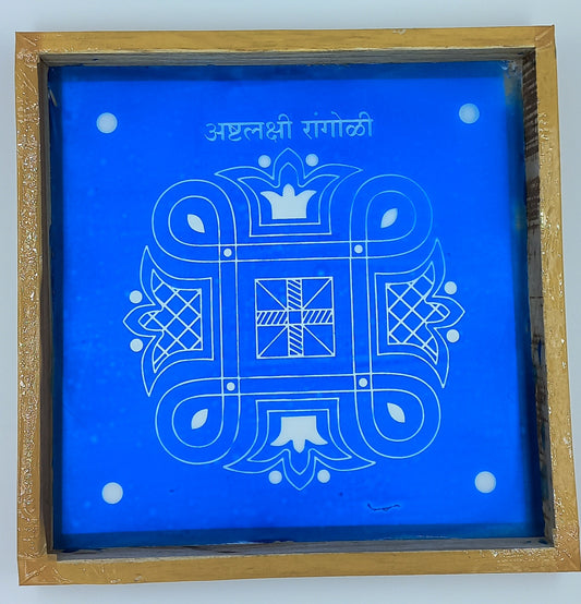 Ashtlaxmi Rangoli Stencil / Sacha