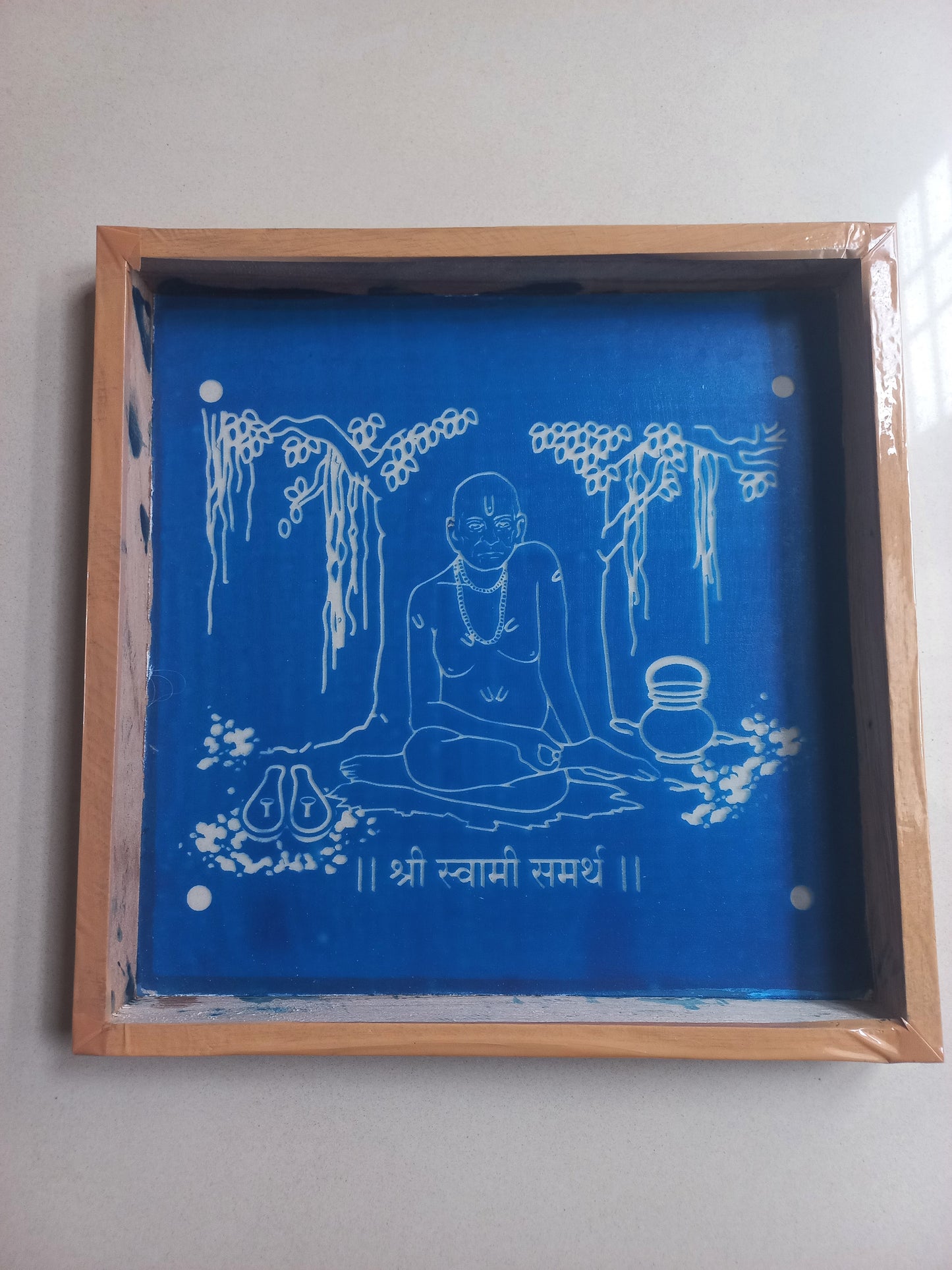 Shri Swami Samarth Rangoli Stencil / Sacha