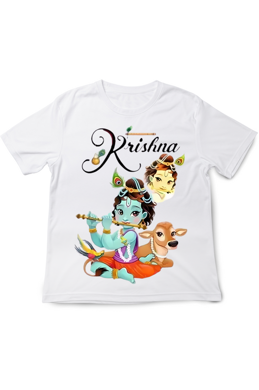 Special Krishna Theme Kids T-Shirt